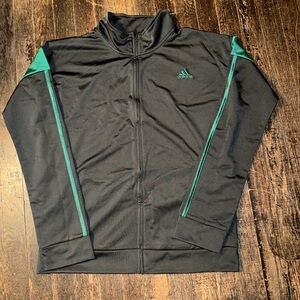 Adidas Track Jacket Green And Black YOUTH XL 18-20